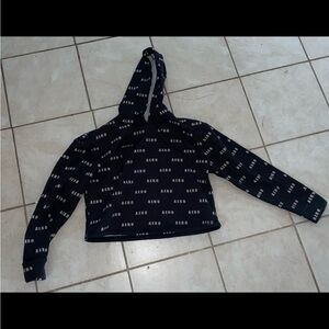 Aeropostale Black Logo Hoodie Sweater